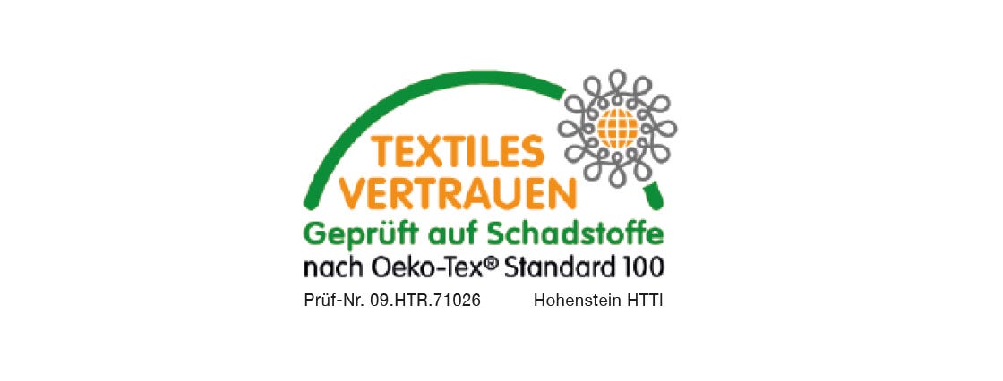 geprüft noch OEKO-Tex Standard 100