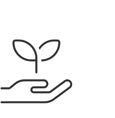 Icon verantwortungsvoller Umgang mit der Natur