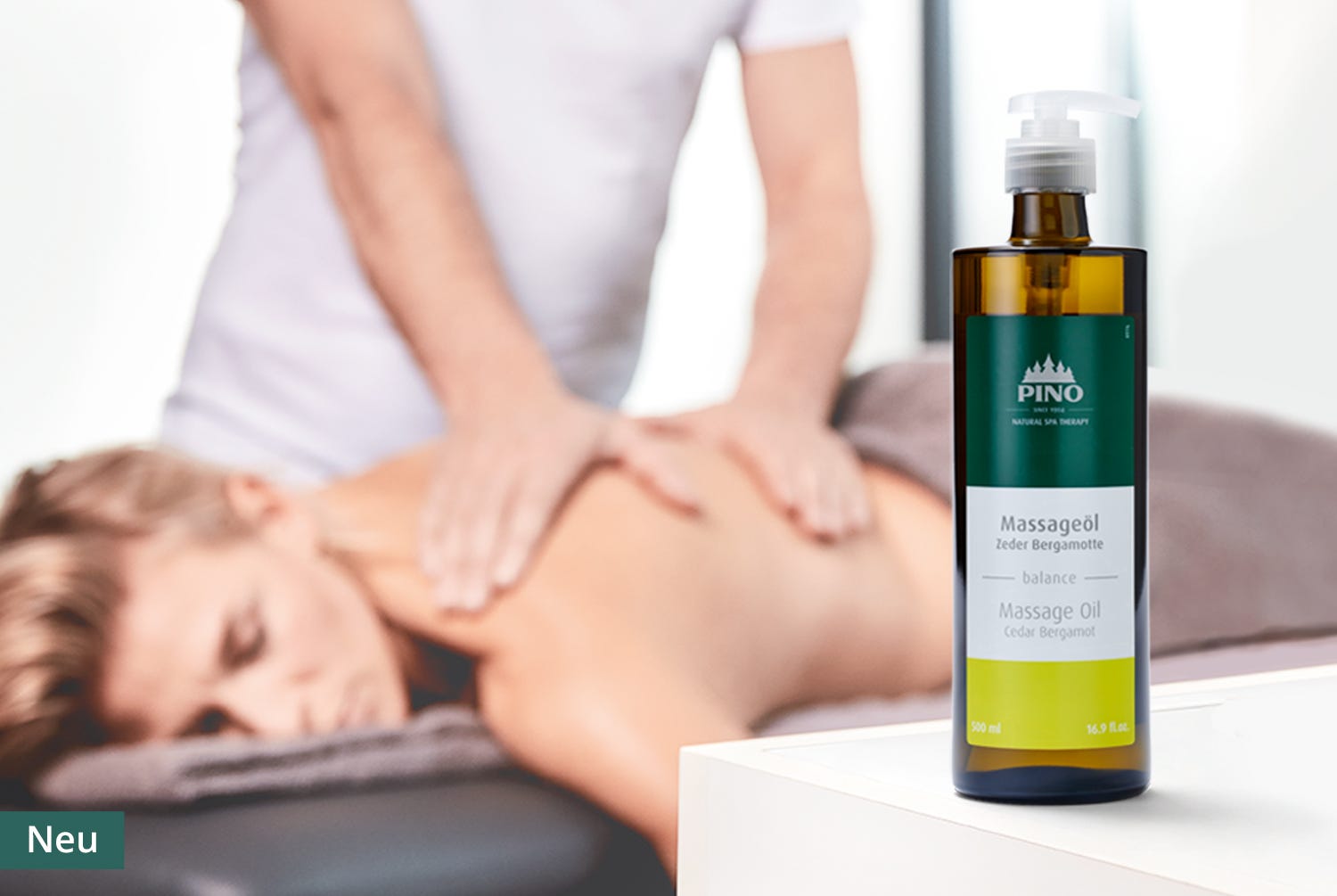 PINO Massageöl Zeder Bergamotte