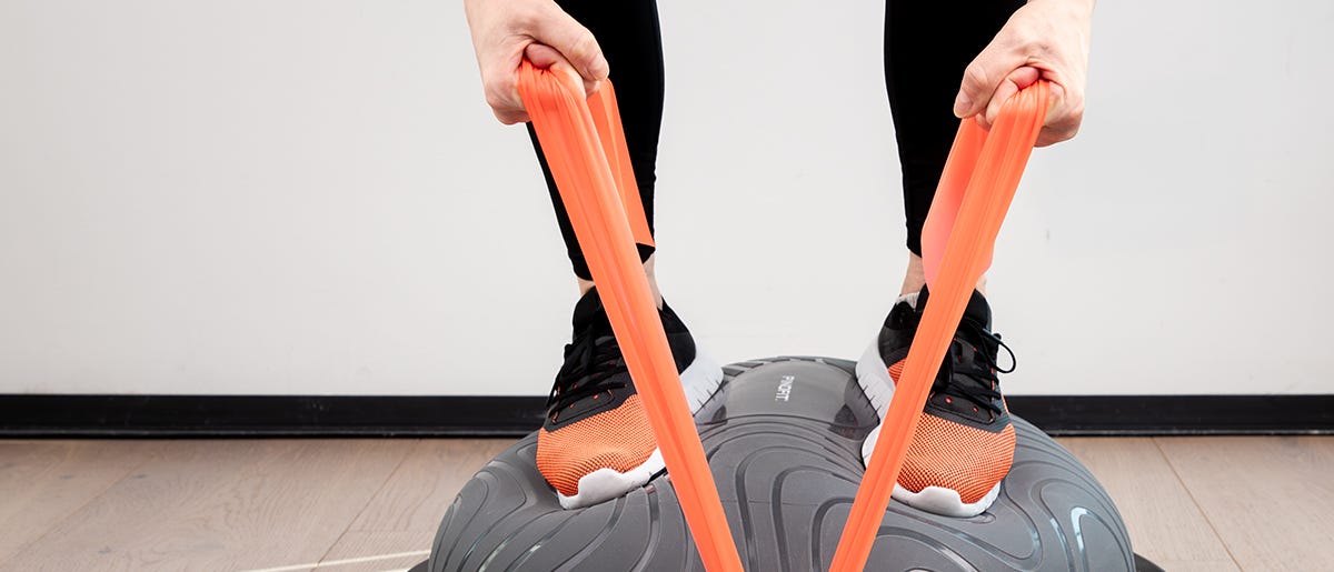 PINO Balancetrainer und Gymnastikbänder